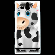 Coque Sony Xperia U Vache cartoon 500