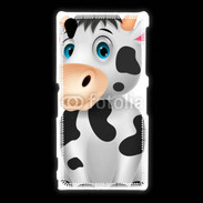 Coque Sony Xpéria Z1 Vache cartoon 500