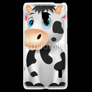 Coque LG F6 Vache cartoon 500