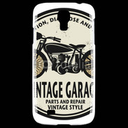Coque Samsung Galaxy S4 Moto vintage Garage
