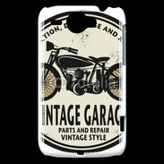 Coque HTC Wildfire G8 Moto vintage Garage