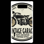 Coque LG Optimus L7 Moto vintage Garage