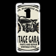 Coque HTC One Max Moto vintage Garage