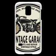 Coque Samsung Galaxy S5 Mini Moto vintage Garage