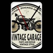 Grande pendule murale Moto vintage Garage