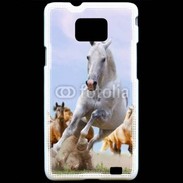 Coque Samsung Galaxy S2 Chevaux dans la prairie 2
