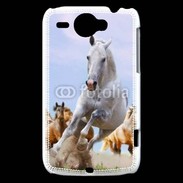 Coque HTC Wildfire G8 Chevaux dans la prairie 2