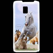 Coque LG P990 Chevaux dans la prairie 2