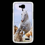 Coque LG L90 Chevaux dans la prairie 2