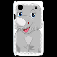 Coque Samsung Galaxy S Rhinocéros Cartoon 500