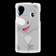 Coque LG Nexus 5 Rhinocéros Cartoon 500