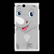 Coque Sony Xpéria Z Ultra Rhinocéros Cartoon 500