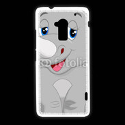 Coque HTC One Max Rhinocéros Cartoon 500