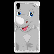 Coque Sony Xperia Z2 Rhinocéros Cartoon 500
