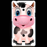 Coque Sony Xperia T Vache cartoon 510