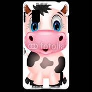 Coque LG Optimus G Vache cartoon 510