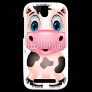 Coque HTC One SV Vache cartoon 510