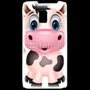 Coque LG P990 Vache cartoon 510