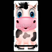 Coque Sony Xperia U Vache cartoon 510