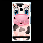 Coque Sony Xperia P Vache cartoon 510