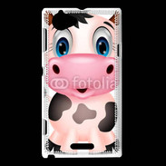 Coque Sony Xperia L Vache cartoon 510