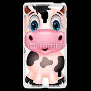 Coque LG F6 Vache cartoon 510