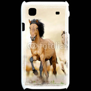Coque Samsung Galaxy S Chevaux dans la prairie