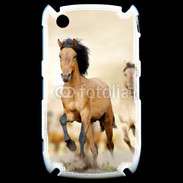 Coque Blackberry 8520 Chevaux dans la prairie