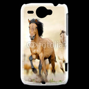 Coque HTC Wildfire G8 Chevaux dans la prairie