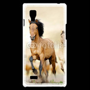 Coque LG Optimus L9 Chevaux dans la prairie
