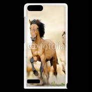 Coque Huawei Ascend G6 Chevaux dans la prairie
