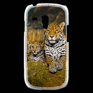 Coque Samsung Galaxy S3 Mini Portrait de Léopard avec petit