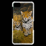 Coque Blackberry Z10 Portrait de Léopard avec petit