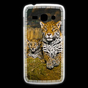 Coque Samsung Galaxy Ace3 Portrait de Léopard avec petit