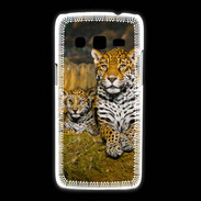 Coque Samsung Galaxy Express2 Portrait de Léopard avec petit