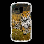 Coque Samsung Galaxy Trend Portrait de Léopard avec petit