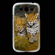 Coque Samsung Galaxy Grand Portrait de Léopard avec petit