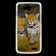 Coque LG L90 Portrait de Léopard avec petit
