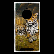 Coque Nokia Lumia 830 Portrait de Léopard avec petit