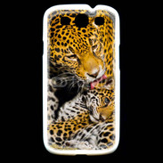 Coque Samsung Galaxy S3 Léopard avec son petit 15