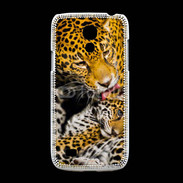Coque Samsung Galaxy S4mini Léopard avec son petit 15