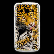 Coque Samsung Galaxy Ace3 Léopard avec son petit 15