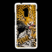Coque HTC One Max Léopard avec son petit 15