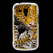 Coque Samsung Galaxy Trend Léopard avec son petit 15