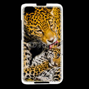 Coque Blackberry Z30 Léopard avec son petit 15