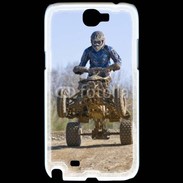 Coque Samsung Galaxy Note 2 Roue arrière en Quad