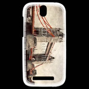 Coque HTC One SV Vintage Tower Bridge 800