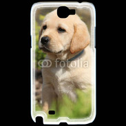 Coque Samsung Galaxy Note 2 Portrait de chiot Labrador 800