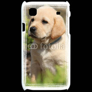 Coque Samsung Galaxy S Portrait de chiot Labrador 800