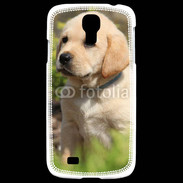 Coque Samsung Galaxy S4 Portrait de chiot Labrador 800